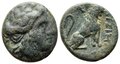 Thrace-Lysimacheia. Circa-309-220-BC.-Æ-19mm-5.57-g.-Lion