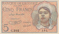 ALGERIA-P.94a-5-Francs-1944-AU