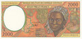 CENTRAL-AFRICAN-STATES-P.403La-2000-Francs-1993-UNC