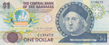 BAHAMAS-P.50a-1-Dollar-1992-UNC