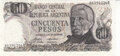 ARGENTINA-P.296b-50-Pesos-ND-1974-75-UNC
