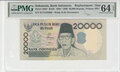 INDONESIA-P.138b-20.000-Rupiah-1998-1999-Replacement-PMG-64-EPQ