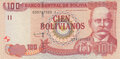 BOLIVIA-P.241-100-Bolivianos-ND-2011-XF