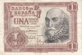 SPAIN-P.144a-1-Peseta-1953-VF