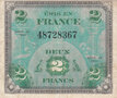 FRANCE-P.114a-2-Francs-1944-Fine-VF