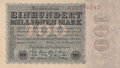GERMANY-P.107a-100-Millionen-Mark-19232-XF