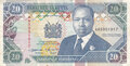 KENYA-P.31a-20-Shillings-1993-VF