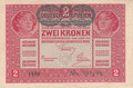 AUSTRIA-P.50-2-Kronen-1917-XF