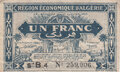 ALGERIA-P.91-5-Francs-1942-Fine