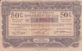 BELGIUM-P.--50-Cent-Stad-Antwerpen-Stadsbon-1915-XF