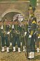 MILITAIR-Garderegiment-Jagers.-Ceremoniële-tenue-Sergeant-der-1ste-klasse-Korporaal-en-Jagers