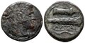 Apulia-Luceria. Circa-217-212-BC.-Æ-Quadrunx-25mm-12.08-g.-Hercules