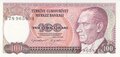 TURKEY-P.194b-100-Lira-L.1970-(1984)-UNC