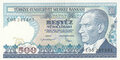 TURKEY-P.195-500-Lira-L.1970-(1983)-UNC