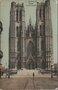 BELGIUM-Bruxelles-Eglise-Sainte-Gudule-mailed-1908-Vintage-Postcard