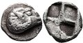 Troas-Kebren. 5th-century-BC.-AR-Hemiobol-6mm-0.40-g.-Ram