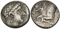 Caria-Uncertain.-Circa-380-340-BC.-AR-Diobol-10mm-1.26-g.-Bull