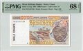 WEST-AFRICAN-STATES-P.111Ag-1000-Francs-1997-Ivory-Coast-PMG-68-EPQ-TOP-POP