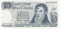 ARGENTINA-P.294-5-Pesos-ND-1974-76-UNC