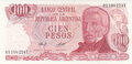 ARGENTINA-P.302b-100-Pesos-ND-1976-78-UNC