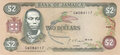 JAMAICA-P.69d-2-Dollars-1992-UNC