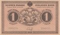 FINLAND-P.19-1-Markka-1916-AU