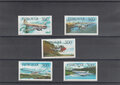 Faroe-Islands-1985.-Aircraft-SG-122-126-MNH