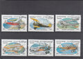 Cambodia-1996.-Biplanes-SG-1545-1550-USED