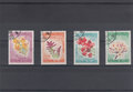 Laos-1967.-Flowers-SG-215-218-USED