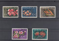 Suriname-1962.-Red-Cross-Fund.-Flowers-SG-503-507-MH