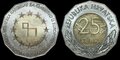 CROATIA-KM.78-25-Kuna-2004-Croatian-European-Union-Candidacy-UNC