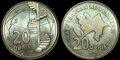 AZERBAIJAN-KM.43-20-Quapik-2006-UNC