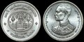 THAILAND-KM.Y.288-2-Baht-1993-100th-Birthday-of-Rama-VIIs-Birth-UNC