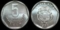 COSTA-RICA-KM.214.3-5-Colones-1993-UNC