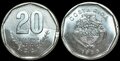 COSTA-RICA-KM.216.2-20-Colones-1985-UNC