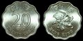 HONG-KONG-KM.67-20-Cents-1993-UNC