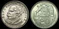 CHILE-KM.195-20-Centesimos-1971-UNC