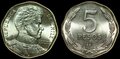 CHILE-KM.232-5-Pesos-1994-UNC