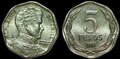 CHILE-KM.232-5-Pesos-1998-UNC