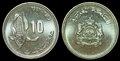 MOROCCO-KM.84-10-Centimes-1987-UNC