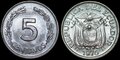 ECUADOR-KM.75c-5-Centavos-1970-UNC