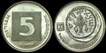 ISRAEL-KM.157-5-Agorot-1995-UNC