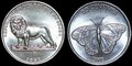 CONGO-DEM.-REP.-KM.80-50-Centimes-2002-Butterfly-UNC