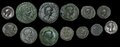 Ancient-Coin-Lot-13-Coins-incl.-2-Silver-Denarii-Greek-Roman-&amp;-Byzantine