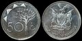 NAMIBIA-KM.3-50-Cents-2010-UNC