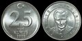 TURKEY-KM.1167-25-Kurus-2005-UNC