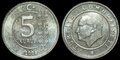 TURKEY-KM.1240-5-Kurus-2009-UNC