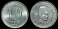 TURKEY-KM.1166-10-Kurus-2005-UNC