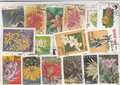 Flowers-Stamps-Collection-100-Different-Stamps