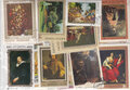 Paintings-Stamps-Collection--100-Different-Stamps